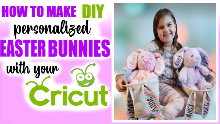 How To Make Custom Easter Bunnies With A Cricut Machine