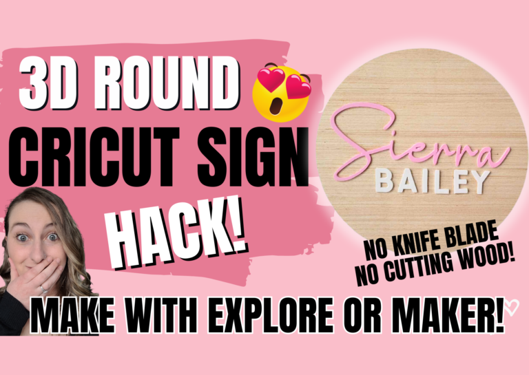 Beginner Cricut Wood Sign Hack You’ll Love Trying