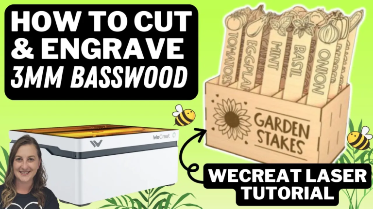 Creating Beautiful Garden Stakes – WeCreat Vision Laser Engraver Tutorial