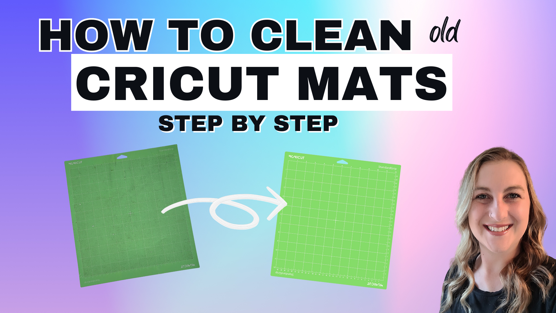 how to clean cricut mats