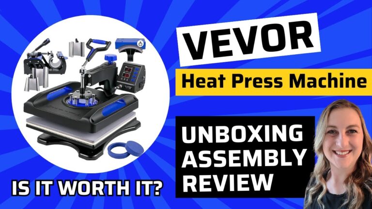 VEVOR Heat Press Machine: Unboxing, Setup,  Review, and Performance Insights