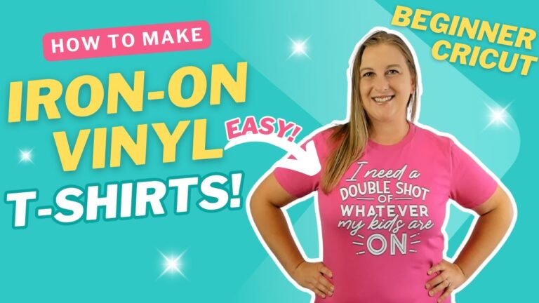 How to Make Your Own T-Shirt Designs with Cricut and HTV Vinyl