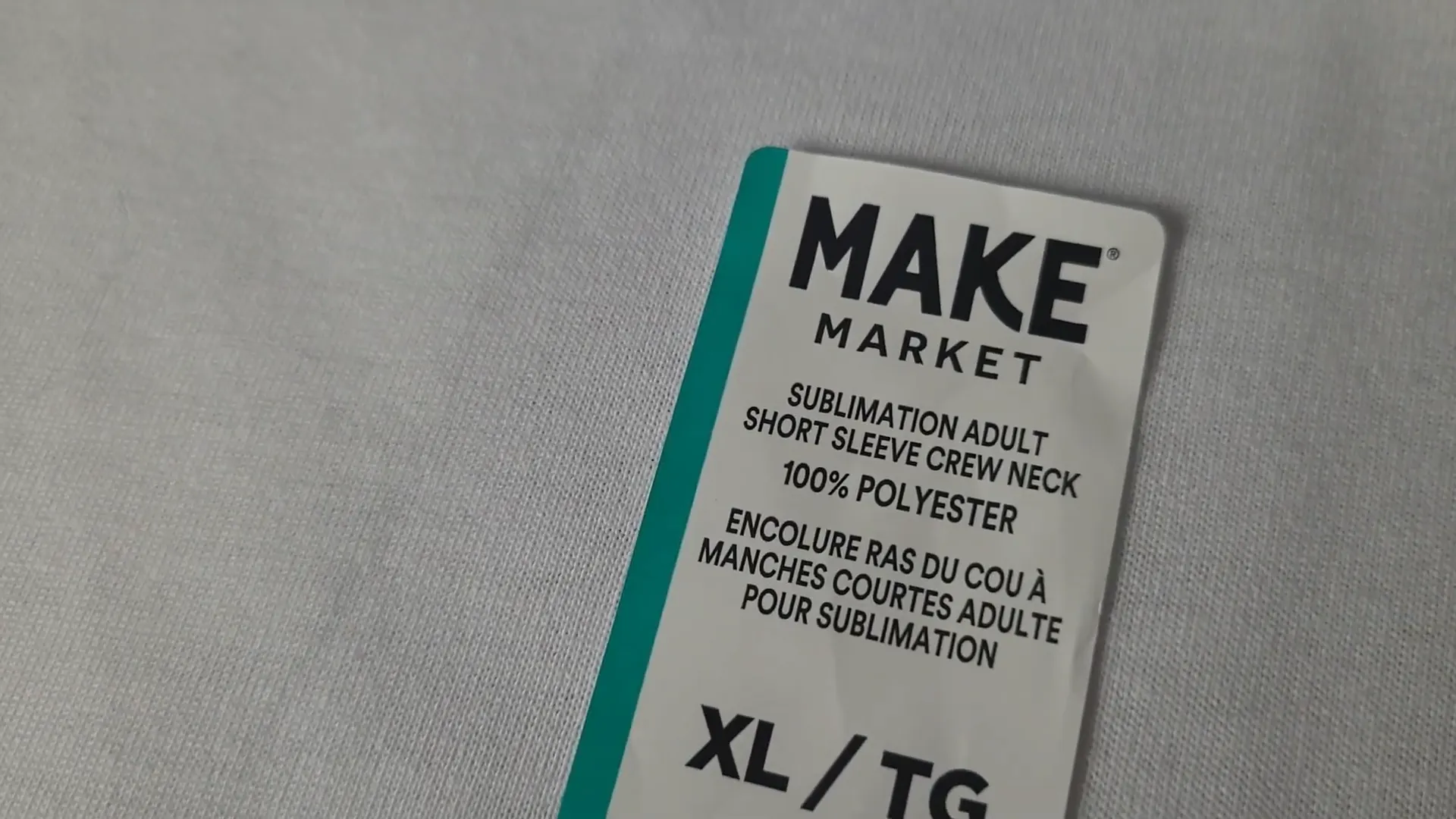 Removing tags from sublimation shirt